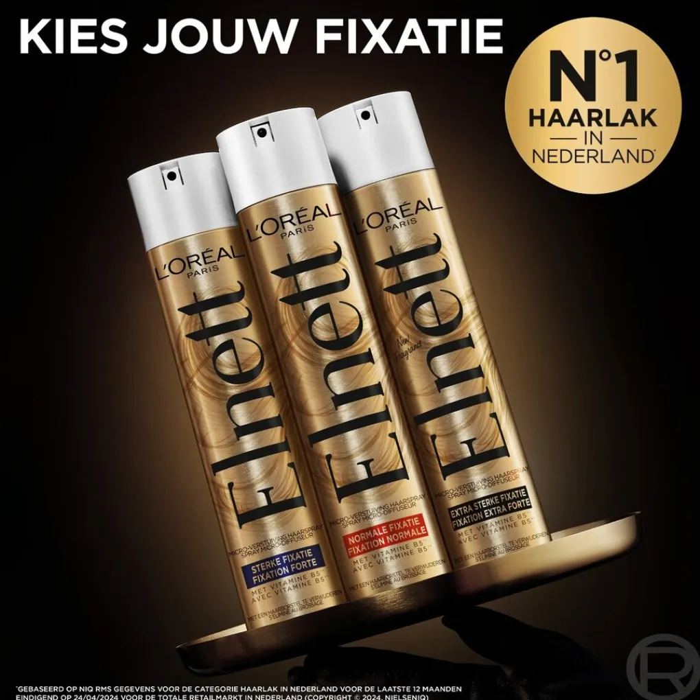 Elnett Haarlak>L'Oréal Paris Satin Normale Fixatie Hairspray
