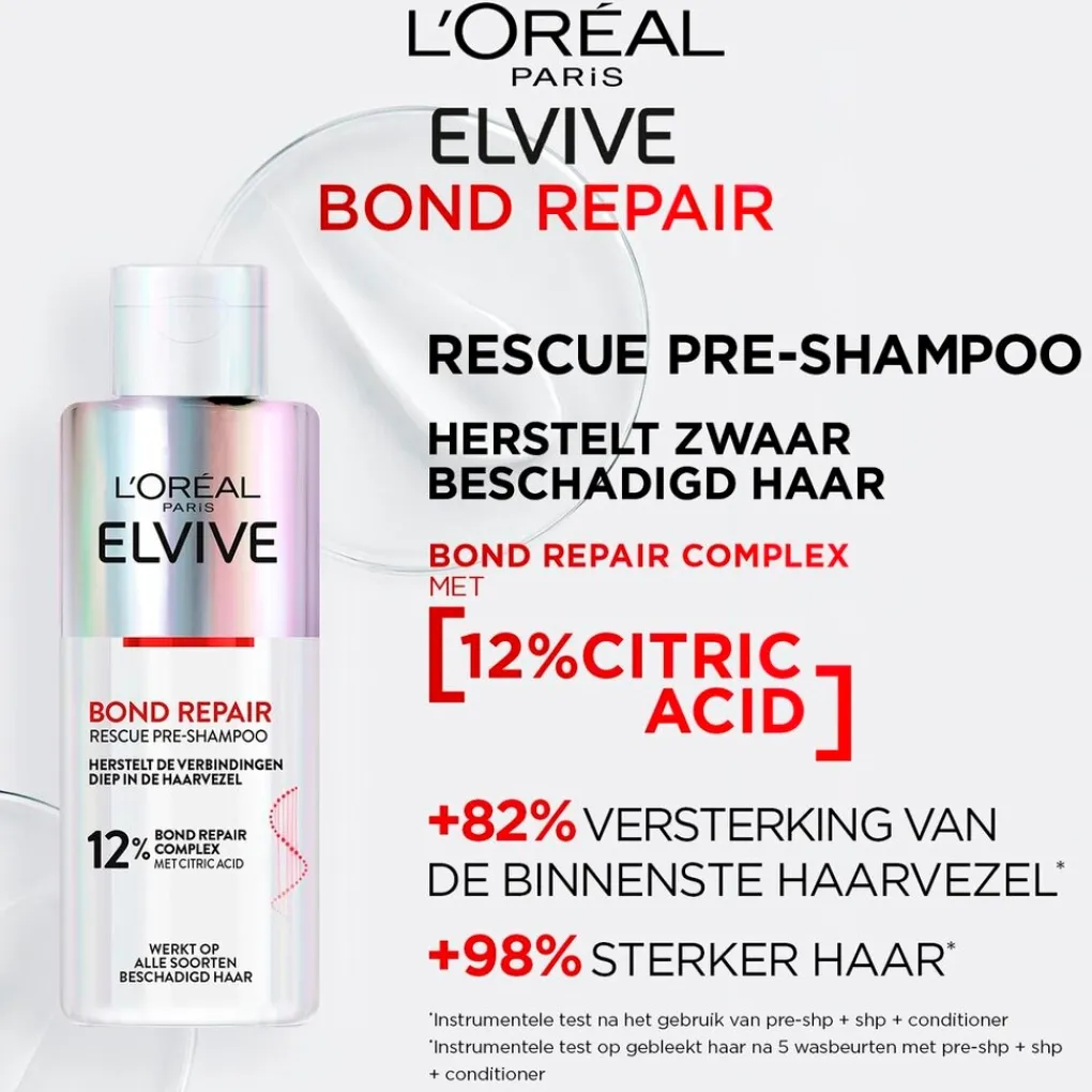 Elvive Haartreatment|Pre Shampoo>L'Oréal Paris Bond Repair Rescue Pre-Shampoo