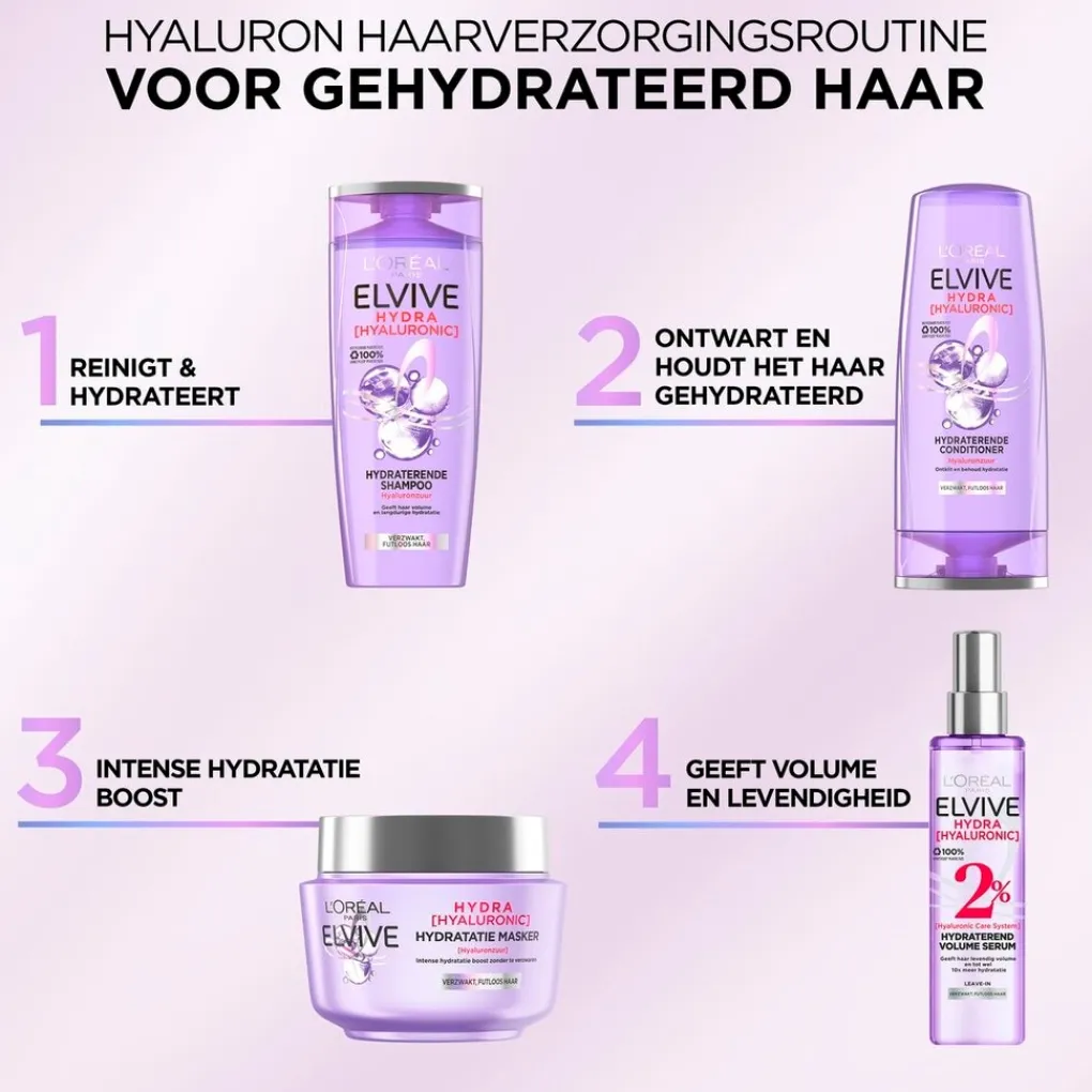 Elvive Conditioner>L'Oréal Paris Hydra Hyaluronic Hydraterende Conditioner