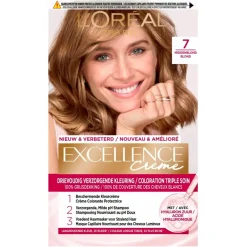 Excellence Haarverf>L'Oréal Paris Crème 7 Middenblond Permanente Haarverf