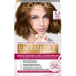 Excellence Haarverf>L'Oréal Paris Crème 5.3 Goud Lichtbruin Permanente Haarverf