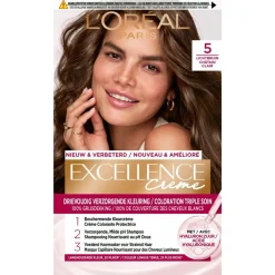 Excellence Haarverf>L'Oréal Paris Crème 5 Lichtbruin Permanente Haarverf