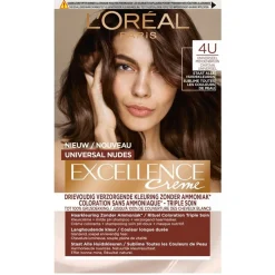 Excellence Haarverf>L’Oréal Paris Universal 4U Nudes Middenbruin Permanente Haarverf