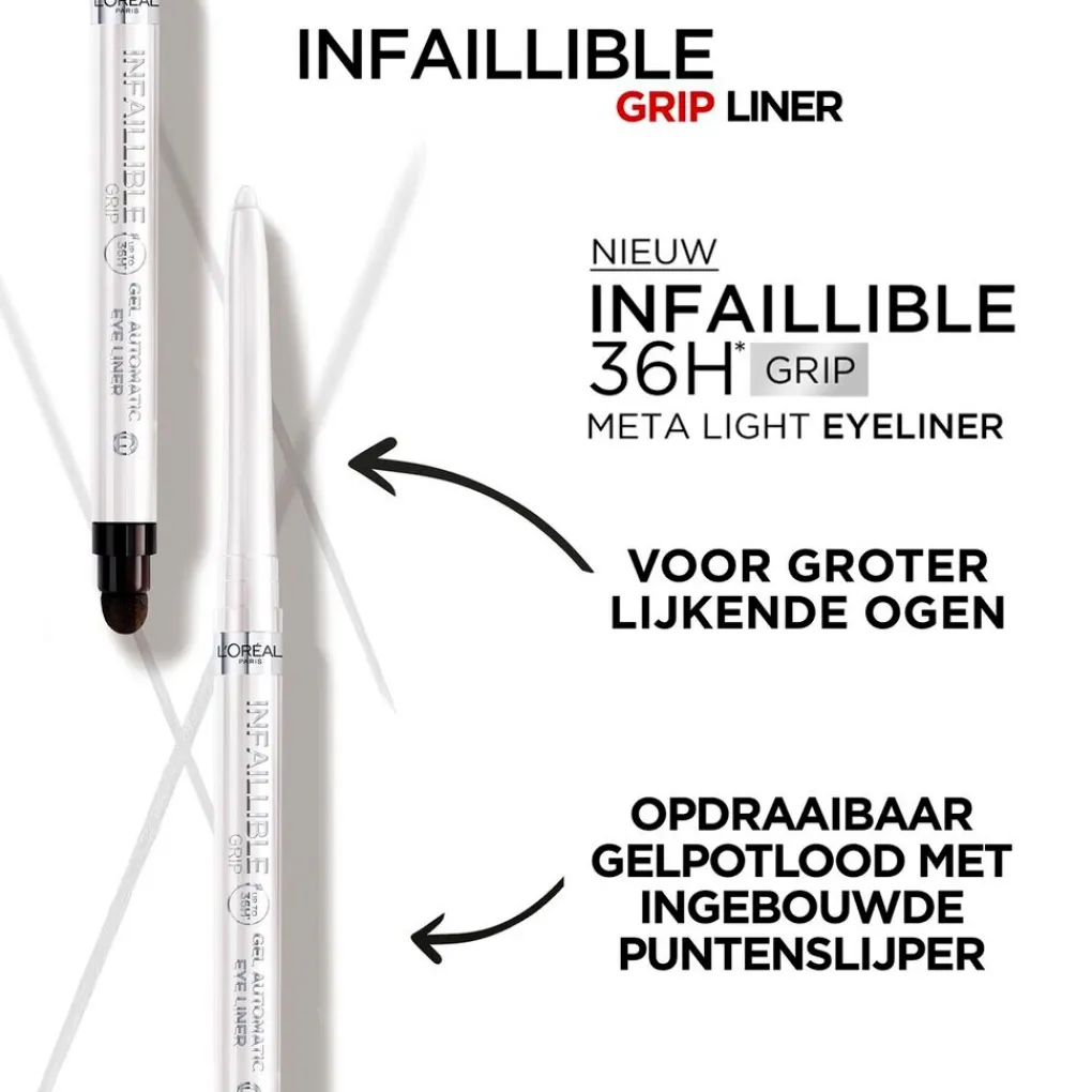 L'Oreal Eyeliner>L'Oréal Paris Infaillible 11 Grip Gel Eyeliner