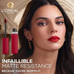 L'Oreal Lipmake-Up>L'Oréal Paris Infaillible Matte Resistance 601 Worth It Lipstick