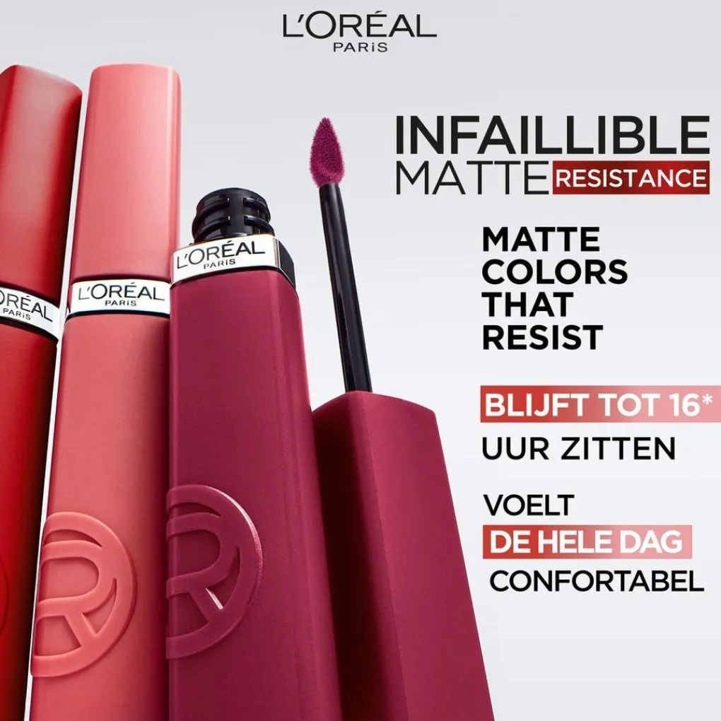 L'Oreal Lipmake-Up>L'Oréal Paris Infaillible Matte Resistance 105 Breakfast In Bed Lipstick