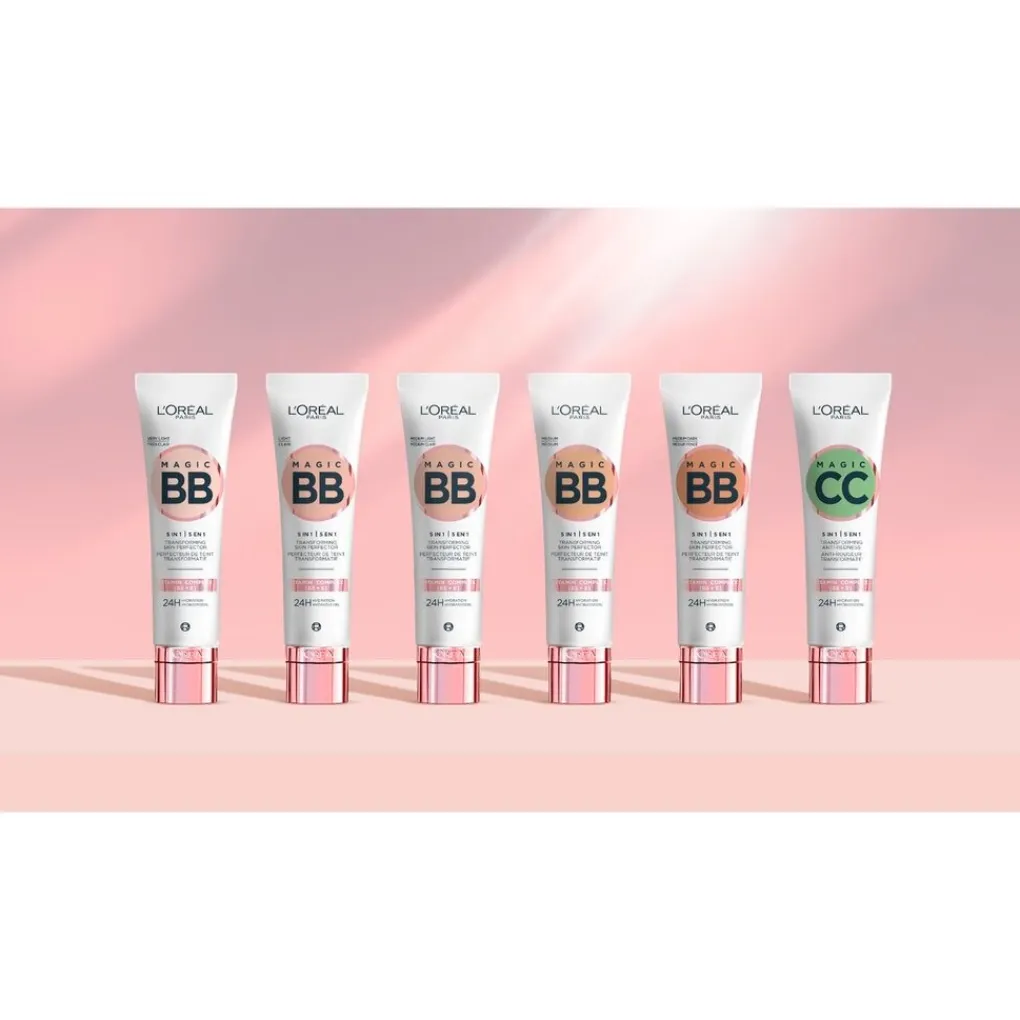 L'Oreal Cc Cream>L'Oréal Paris Magic BB Light 5-In-1 Transforming Skin Corrector