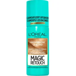 Magic Retouch Haarverf>L'Oréal Paris Middenblond Camouflerende Uitgroeispray