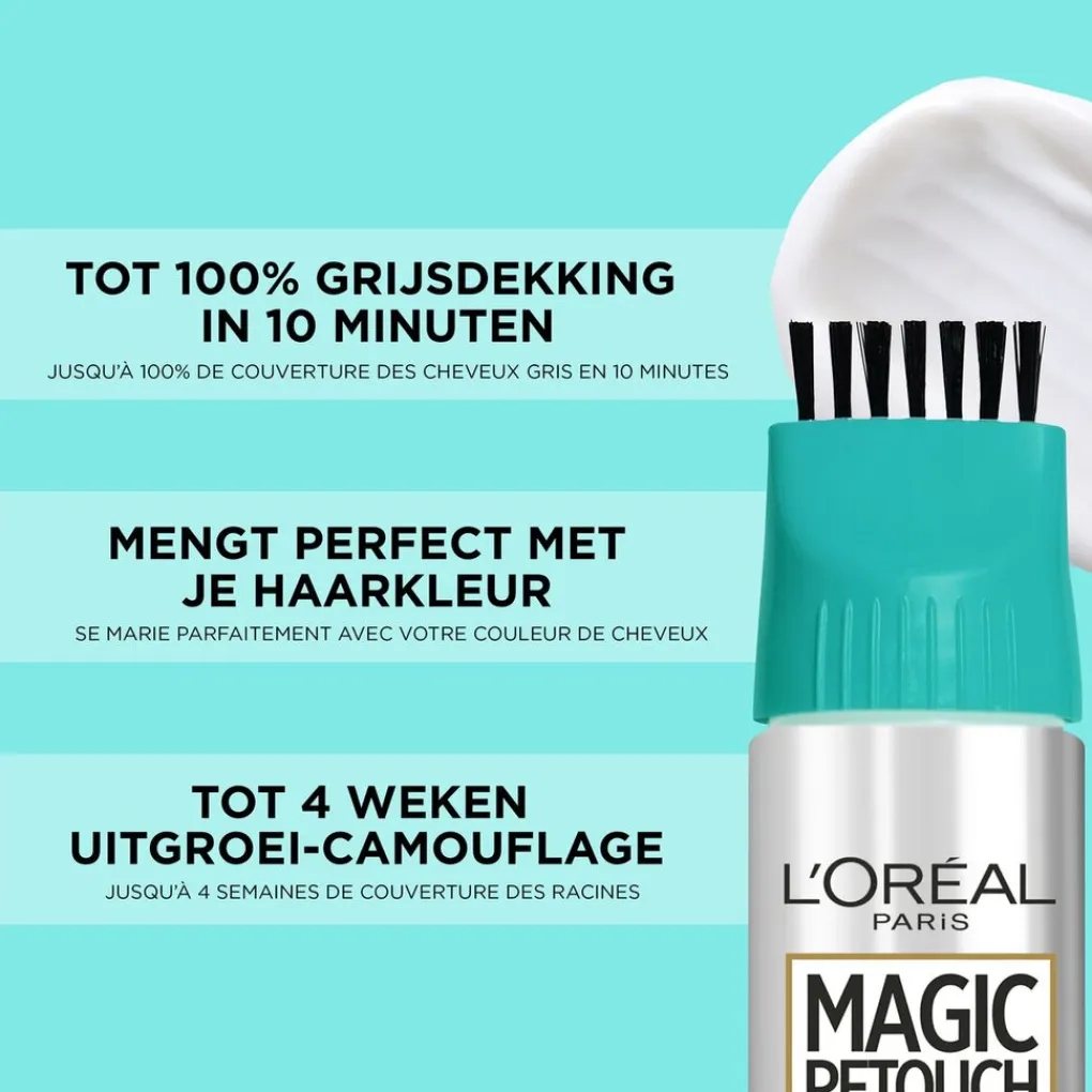 Magic Retouch Haarverf>L'Oréal Paris 5 Lichtbruin Permanente Haarkleuring