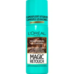 Magic Retouch Haarverf>L'Oréal Paris Middenbruin Camouflerende Uitgroeispray
