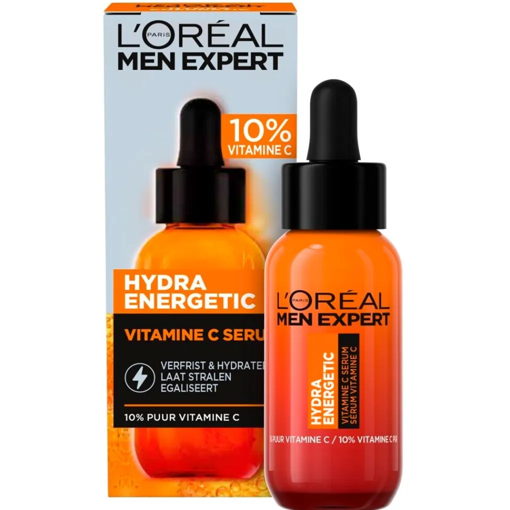 L'Oreal Paris Men Expert Gezichtsserum Mannen>L'Oréal Paris Men Expert Hydra Energetic Vitamin C Serum