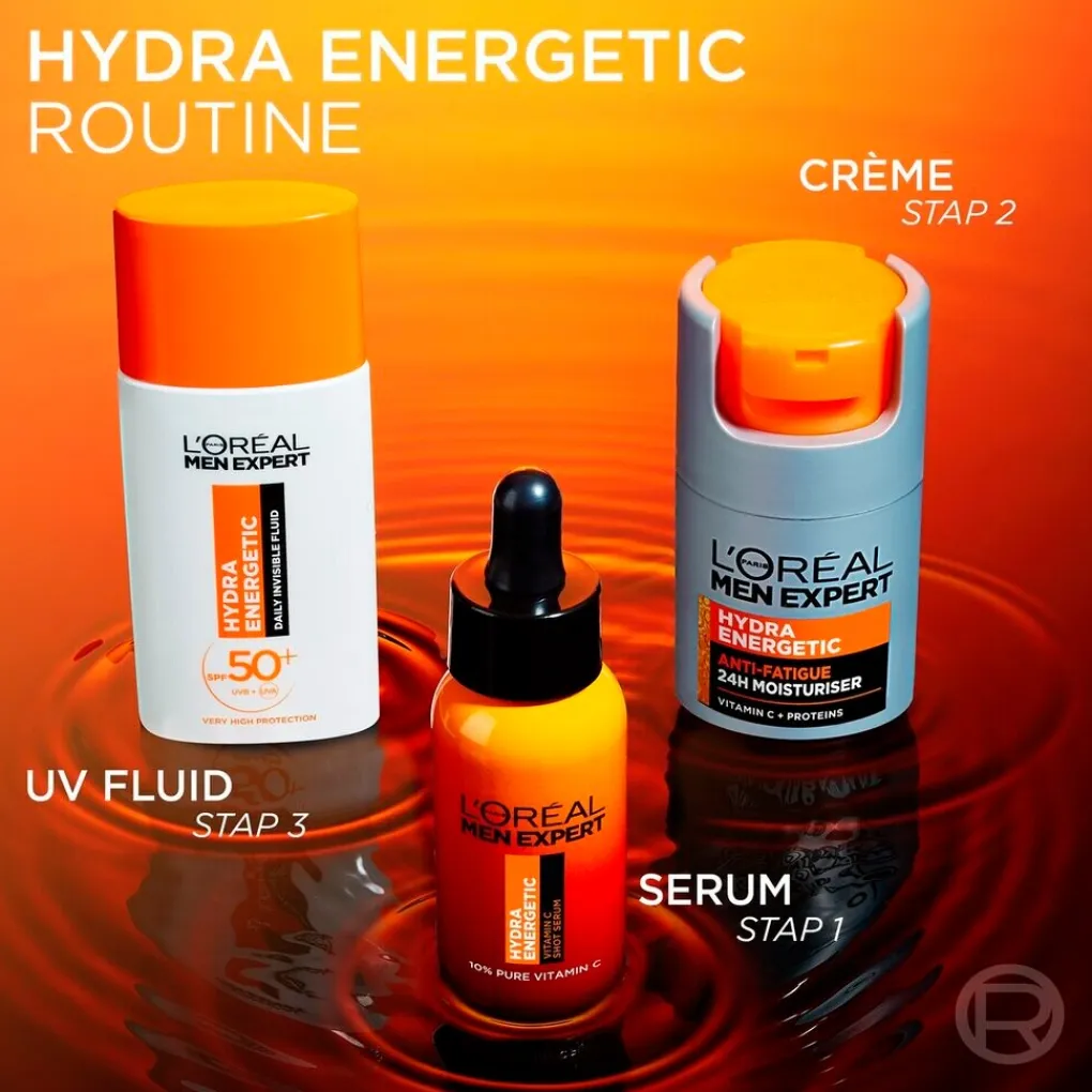 L'Oreal Paris Men Expert Gezichtsserum Mannen>L'Oréal Paris Men Expert Hydra Energetic Vitamin C Serum