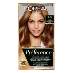 Preference Haarverf>L'Oréal Paris Préférence 5.3 Goud Lichtbruin Permanente Haarkleuring