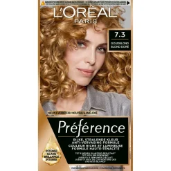 Preference Haarverf>L'Oréal Paris Préférence 7.3 Goud Middenblond Haarkleuring