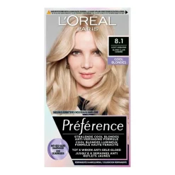 Preference Haarverf>L'Oréal Paris Préférence 8.1 Licht Asblond Haarkleuring