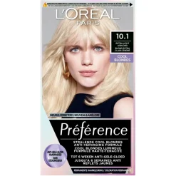 Preference Haarverf>L'Oréal Paris Préférence Cool Blondes 10.1 Extra Licht Asblond Permanente Haarkleuring