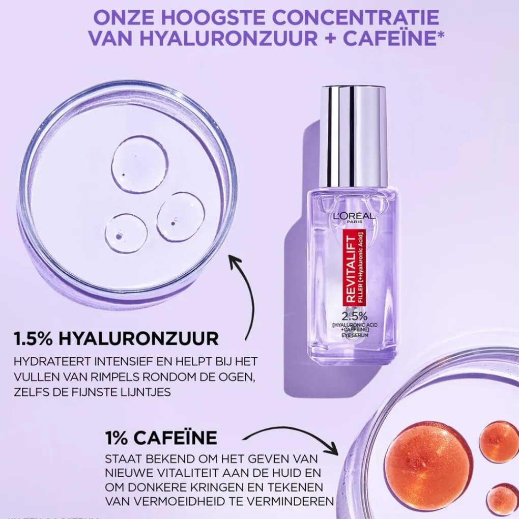 L'Oreal Paris Serum|Oogcreme>L'Oréal Paris Revitalift Filler Oogserum
