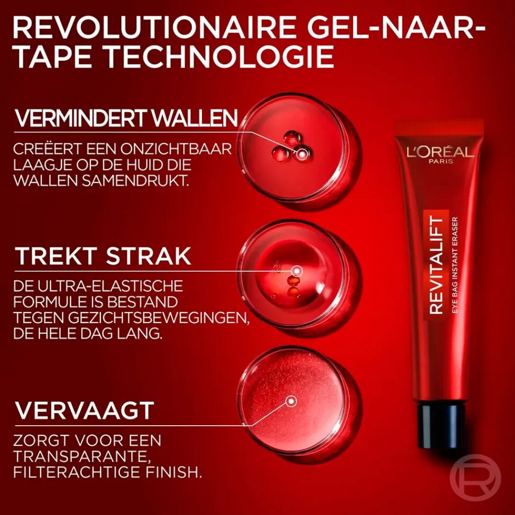L'Oreal Paris Oogcreme>L'Oréal Paris Revitalift Laser Instant Eye Bag Eraser