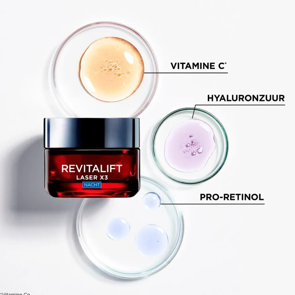 L'Oreal Paris Nachtcreme>L'Oréal Paris Revitalift Laser Anti-Rimpel Nachtcrème