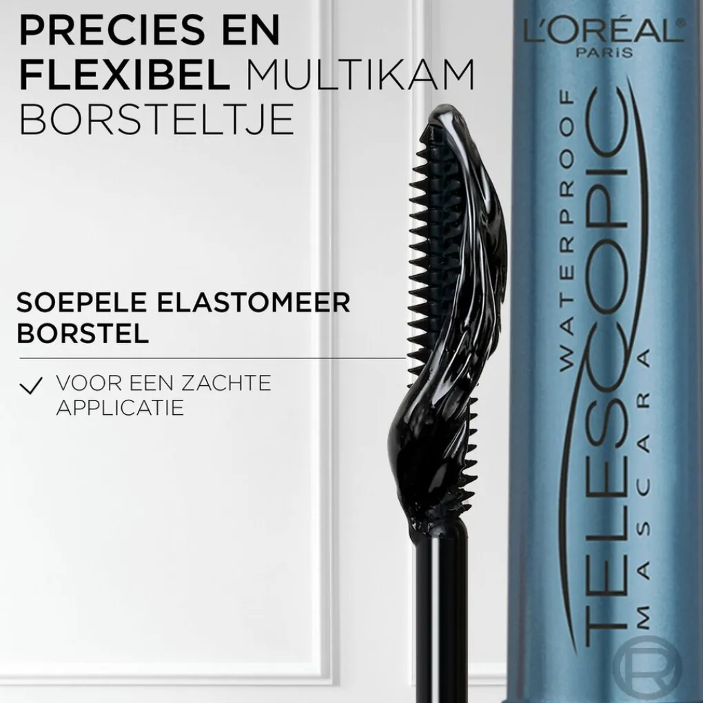 L'Oreal Mascara>L'Oréal Paris Telescopic Black Waterproof Mascara