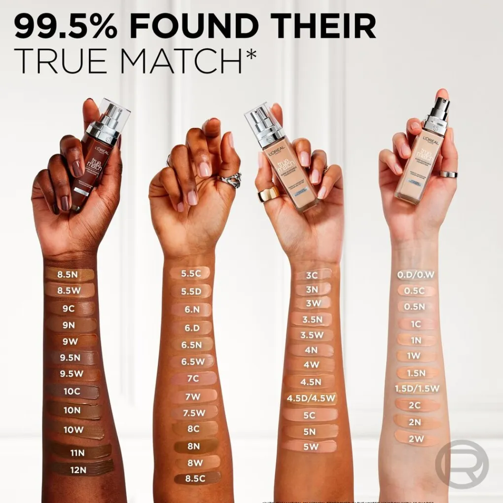 L'Oreal Foundation>L'Oréal Paris True Match 1.D/W Golden Ivory Foundation
