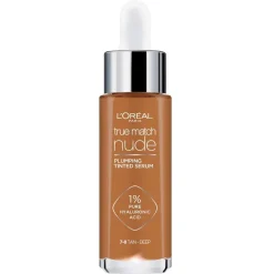 L'Oreal Foundation>L'Oréal Paris True Match Nude 7-8 Tan Deep Plumping Tinted Serum