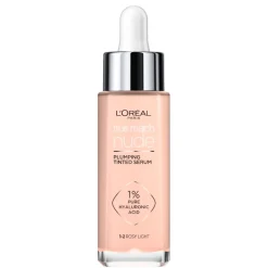 L'Oreal Foundation>L'Oréal Paris True Match Nude 1-2 Rosy Light Plumping Tinted Serum