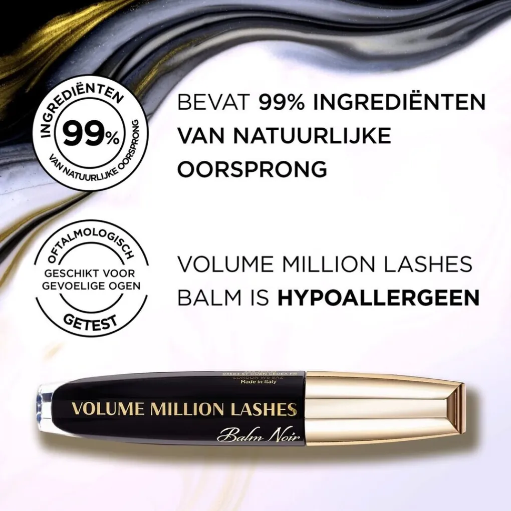 L'Oreal Mascara>L'Oréal Paris Volume Million Lashes Balm Noir 01 Black Mascara