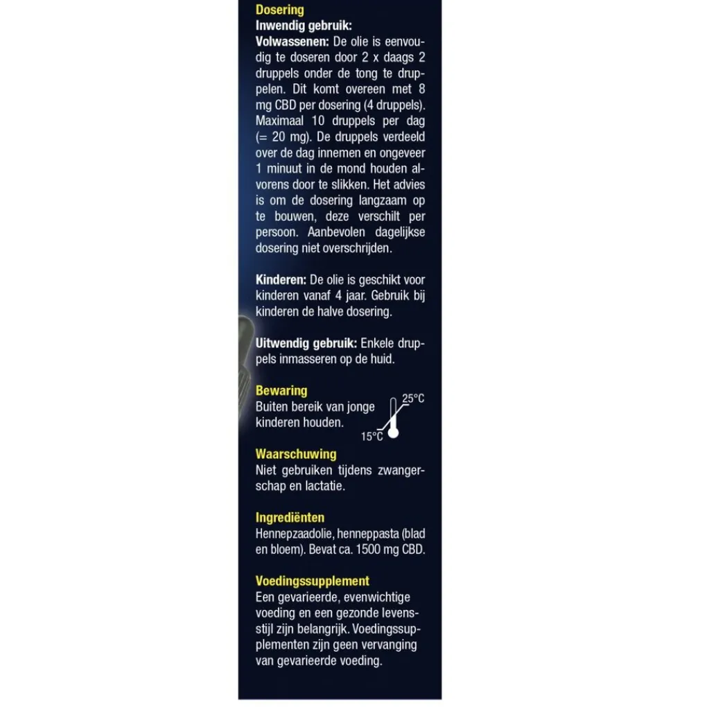 Lucovitaal Cbd>CBD 5% Olie