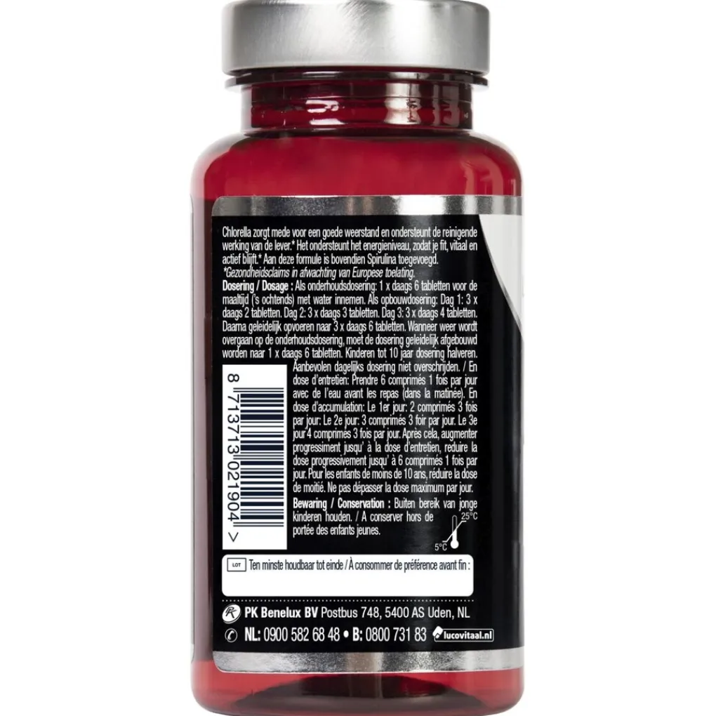 Lucovitaal Weerstand En Of Energie>Chlorella Spirulina Capsules