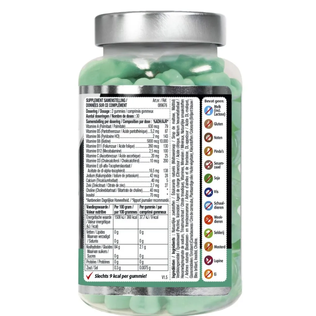 Lucovitaal Beautysupplementen>Haar Vitamine Gummies