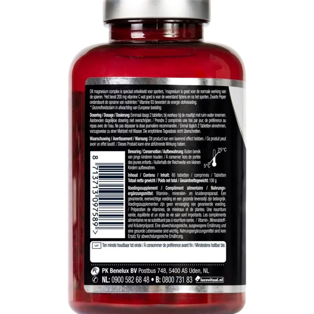 Lucovitaal Sportaccessoires|Mineralen>Magnesium Sport Tabletten