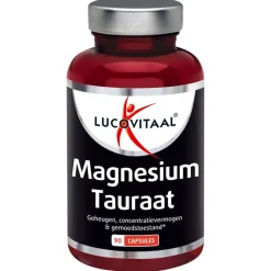Lucovitaal Mineralen>Magnesium Tauraat Capsules
