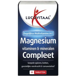 Lucovitaal Mineralen|Vitamines>Magnesium Vitaminen & Mineralen Compleet Tabletten