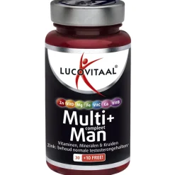 Lucovitaal Weerstand En Of Energie|Vitamines>Multi+ Compleet Man Tabletten