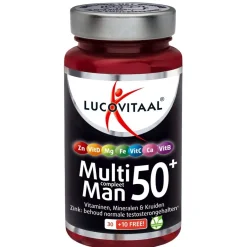 Lucovitaal Weerstand En Of Energie|Vitamines>Multi Man 50+ Compleet Tabletten