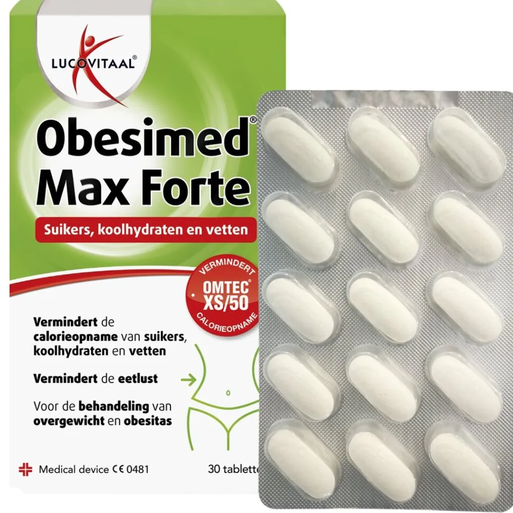 Lucovitaal Afslanksupplementen>Obesimed Max Forte Tabletten