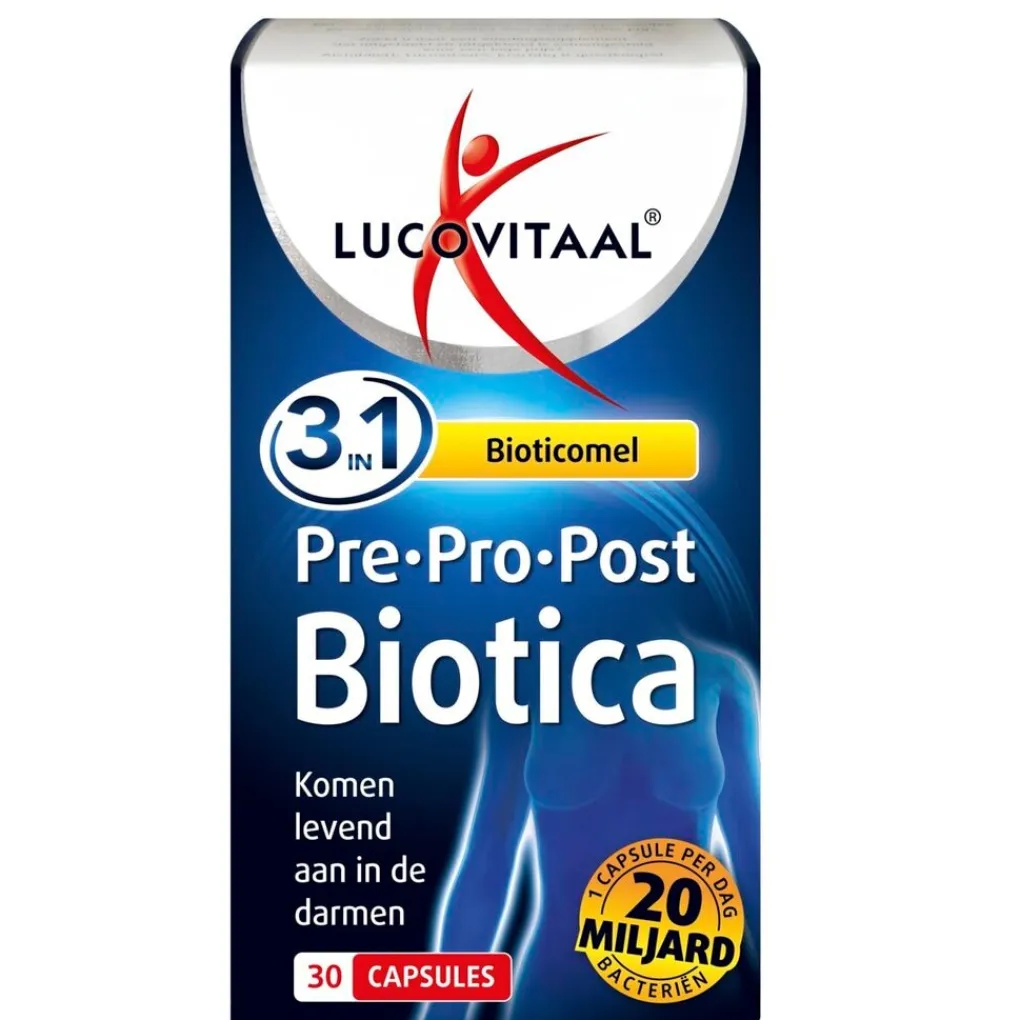 Lucovitaal Bacteriestammen>Pre-Pro-Post Biotica Capsules