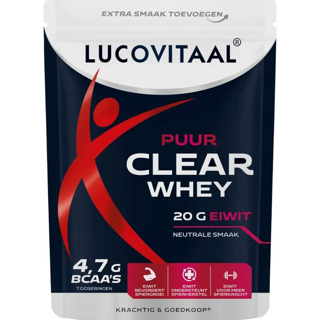 Lucovitaal Proteïne (Eiwit) Poeders>Puur Clear Whey Eiwitpoeder