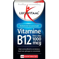 Lucovitaal Vitamines>Vitamine B12 1000Mcg Kauwtabletten