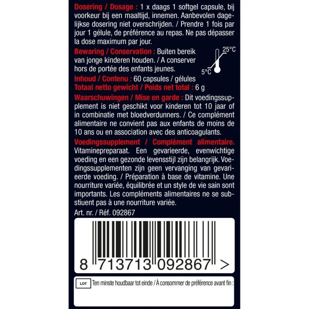 Lucovitaal Vitamines>Vitamine K2 Capsules