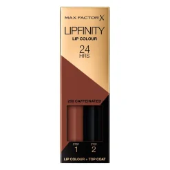Max Factor Lipmake-Up>Lipfinity Lip Colour 200 Caffeinated 2-Step Longlasting Lipstick