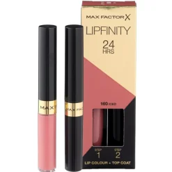 Max Factor Lipmake-Up>Lipfinity Lip Colour 160 Iced 2-Step Longlasting Lipstick