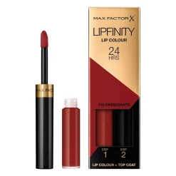 Max Factor Lipmake-Up>Lipfinity Lip Colour 110 Passionate 2-Step Longlasting Lipstick