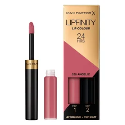 Max Factor Lipmake-Up>Lipfinity Lip Colour 020 Angelic 2-Step Longlasting Lipstick