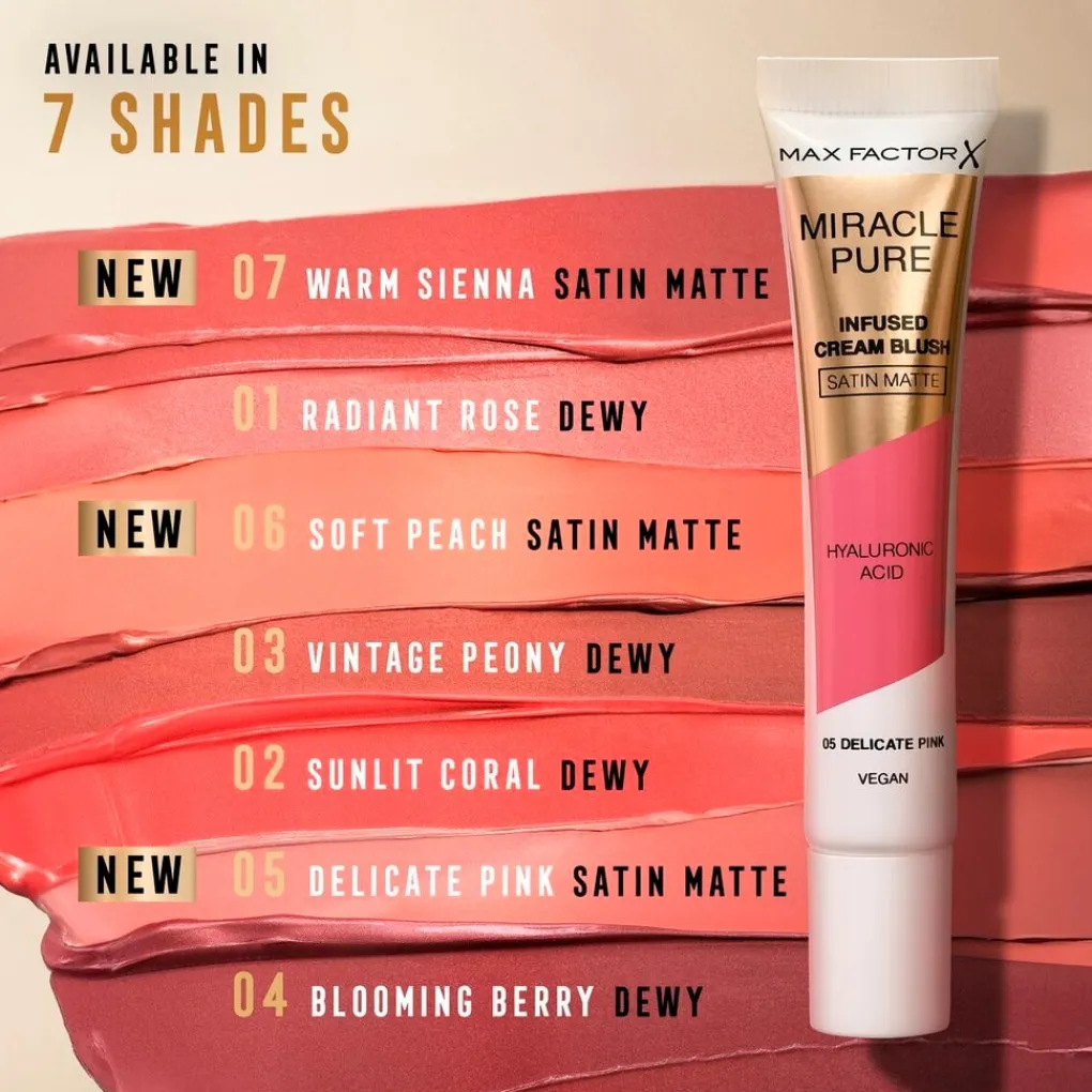 Max Factor Blush>Miracle Pure 05 Delicate Pink Infused Cream Blush