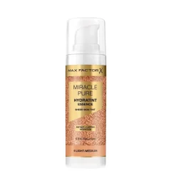 Max Factor Foundation>Miracle Pure 4 Light Medium Hydratint Essence Foundation