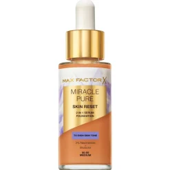 Max Factor Foundation>Miracle Pure Skin Reset 80-85 Medium 2-in-1 Serum Foundation