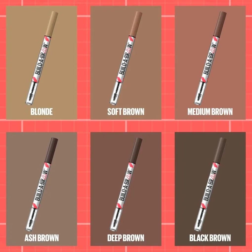 Maybelline Wenkbrauw Make-Up>New York Build-A-Brow 250 Blonde Wenkbrauwpotlood en -Gel