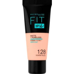 Maybelline Foundation>New York Fit Me Matte & Poreless 128 Warm Nude Foundation